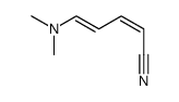 2,4-Pentadienenitrile,5-(dimethylamino)-,(E,Z)-(9CI) structure