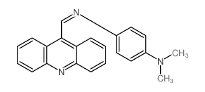 1,4-Benzenediamine,N4-(9-acridinylmethylene)-N1,N1-dimethyl- Structure