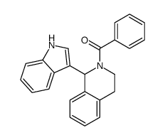 [1-(1H-indol-3-yl)-3,4-dihydro-1H-isoquinolin-2-yl]-phenylmethanone结构式