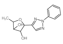 2-methyl-5-(2-phenyltriazol-4-yl)oxolane-3,4-diol picture