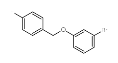 3-(4-FLUOROBENZYLOXY)BROMOBENZENE结构式