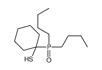1-dibutylphosphorylcyclohexane-1-thiol Structure