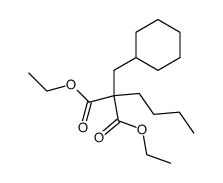 butyl-cyclohexylmethyl-malonic acid diethyl ester Structure