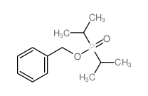 dipropan-2-ylphosphoryloxymethylbenzene结构式