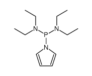 N,N,N',N'-tetraethyl-P-(1-pyrrolyl)phosphonous diamide结构式