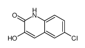 6-chloro-3-hydroxy-1H-quinolin-2-one Structure