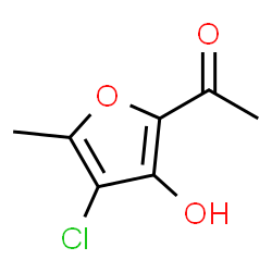 Ketone,4-chloro-3-hydroxy-5-methyl-2-furyl methyl (2CI) structure