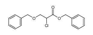 benzyl 3-benzyloxy-2-chloropropanoate结构式