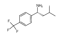 Benzenemethanamine, .alpha.-(2-methylpropyl)-4-(trifluoromethyl)-, (.alpha.R)-结构式