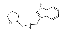 (1H-Indol-3-ylmethyl)-(tetrahydro-furan-2-ylmethyl)-amine structure