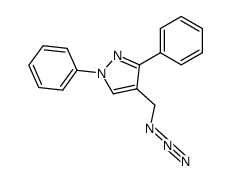 4-(azidomethyl)-1,3-diphenyl-1H-pyrazole Structure