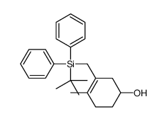3-[[tert-butyl(diphenyl)silyl]methyl]-4-methylcyclohex-3-en-1-ol结构式
