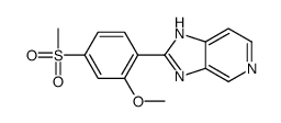 2-(2-methoxy-4-methylsulfonylphenyl)-3H-imidazo[4,5-c]pyridine结构式