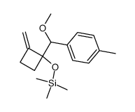 1-((4-methylphenyl)methoxymethyl)-2-methylene-1-(trimethylsiloxy)cyclobutane Structure