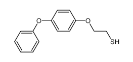 2-(4-phenoxyphenoxy)ethane-1-thiol结构式