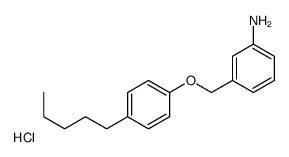 3-[(4-pentylphenoxy)methyl]aniline,hydrochloride结构式