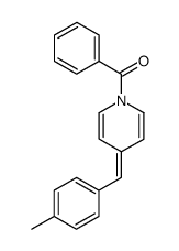 1-Benzoyl-1,4-dihydro-4-(4-methylbenzyliden)pyridin Structure