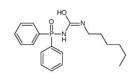 1-diphenylphosphoryl-3-hexylurea Structure