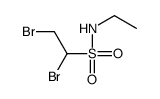 1,2-dibromo-N-ethylethanesulfonamide结构式
