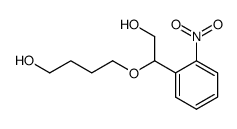 4-(2-hydroxy-1-(2-nitrophenyl)ethoxy)butan-1-ol结构式