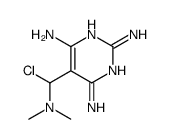 5-[chloro(dimethylamino)methyl]pyrimidine-2,4,6-triamine Structure