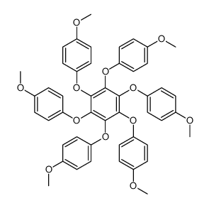 1,2,3,4,5,6-hexakis(4-methoxyphenoxy)benzene Structure