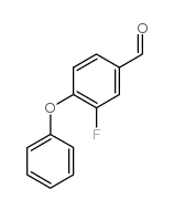 4-(苯氧基)-3-氟苯甲醛结构式