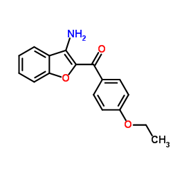 (3-Amino-1-benzofuran-2-yl)(4-ethoxyphenyl)methanone结构式