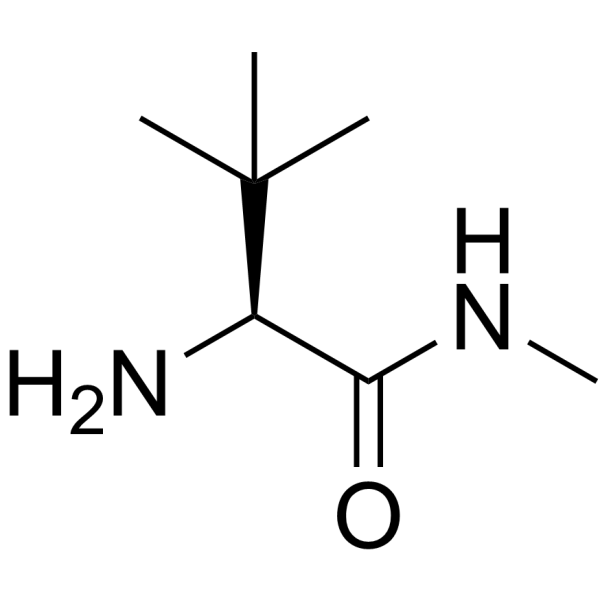 (S)-2-amino-N,3,3-trimethylbutanamide structure