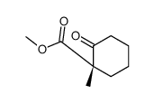 methyl (1S)-1-methyl-2-oxocyclohexane-1-carboxylate结构式