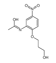 N-[2-(3-hydroxypropoxy)-5-nitrophenyl]acetamide结构式