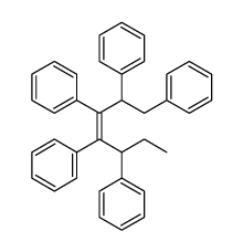 1,2,4,5-tetraphenylhept-3-en-3-ylbenzene Structure