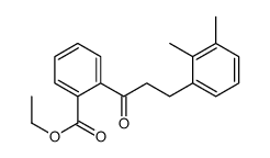 2'-CARBOETHOXY-3-(2,3-DIMETHYLPHENYL)PROPIOPHENONE结构式