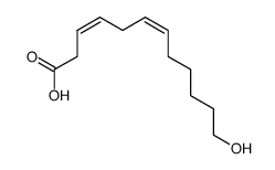 (3Z,6Z)-12-Hydroxydodeca-3,6-dienoic acid Structure