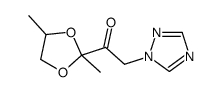 1-(2,4-dimethyl-1,3-dioxolan-2-yl)-2-(1,2,4-triazol-1-yl)ethanone Structure