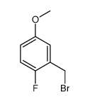 BENZENE, 2-(BROMOMETHYL)-1-FLUORO-4-METHOXY- structure