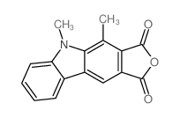 1H-Furo[3,4-b]carbazole-1,3(5H)-dione, 4,5-dimethyl- structure