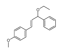 1-(3-ethoxy-3-phenylprop-1-enyl)-4-methoxybenzene Structure