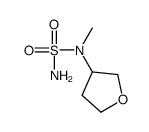 3-[methyl(sulfamoyl)amino]oxolane结构式