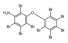 2,3,4,6-tetrabromo-5-(2,3,4,5,6-pentabromophenoxy)aniline Structure