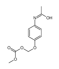 (4-acetamidophenoxy)methyl methyl carbonate结构式