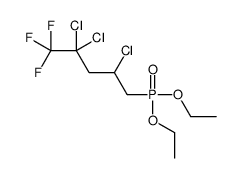 2,2,4-trichloro-5-diethoxyphosphoryl-1,1,1-trifluoropentane Structure