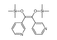 (1,2-dipyridin-3-yl-2-trimethylsilyloxyethenoxy)-trimethylsilane Structure
