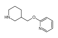 Pyridine, 2-(3-piperidinylmethoxy)结构式