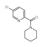 (5-Bromopicolinoyl)piperidine Structure