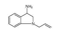 1H-Indol-3-amine, 2,3-dihydro-1-(2-propen-1-yl)结构式