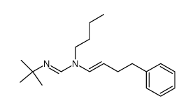 (1E)-N'-tert-butyl-N-butyl-N-(4-phenylbut-1-en-1-yl)formimidamide Structure