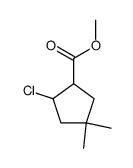 methyl 2-chloro-4,4-dimethylcyclopentane-1-carboxylate Structure