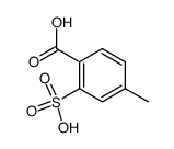 4-methyl-6-sulfobenzoic acid Structure