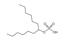 sulfuric acid mono-(1-hexyl-heptyl ester) Structure